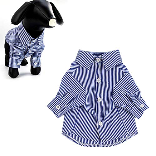 hongyupu Sommer Hunde Klamotten hundekleidung Sommer Welpenkleidung Hundekleidung für kleine Hunde Haustier-Kleidung Welpenmantel Niedliche Kleidung Blue,XXL von hongyupu