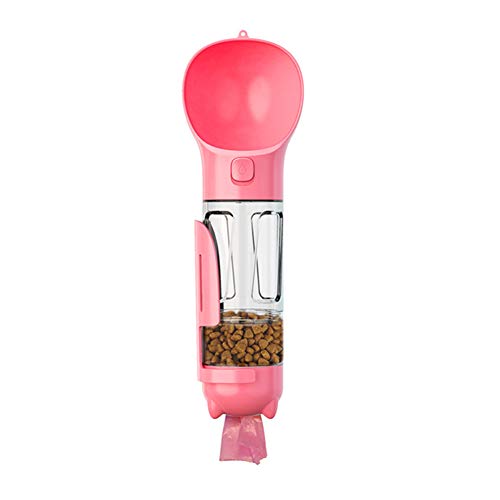 hongyupu Tragbare Haustier Wasserflasche Hundetrinkflasche für Unterwegs Pet Outdoor Travel Wasserspender Hundereisezubehör Hundewasserflaschen-Zufuhr B,pink von hongyupu