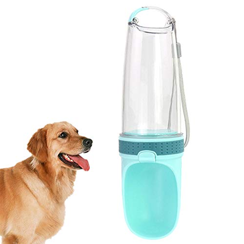 hongyupu Wasserflasche Hund Unterwegs Trinkflasche Hunde für Unterwegs Pet Outdoor Travel Wasserspender Hundereisezubehör Hundetrinkwasserflasche Green von hongyupu