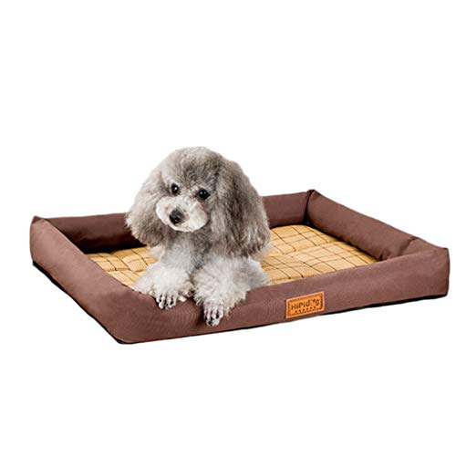 hongyupu hundebetten hundebetten für mittlere Hunde Ovales Hundebett Donut Hundebett Hundekomfortbett Kleines Katzenbett Donut Hundebett Light Coffee,80cm/31.5in von hongyupu