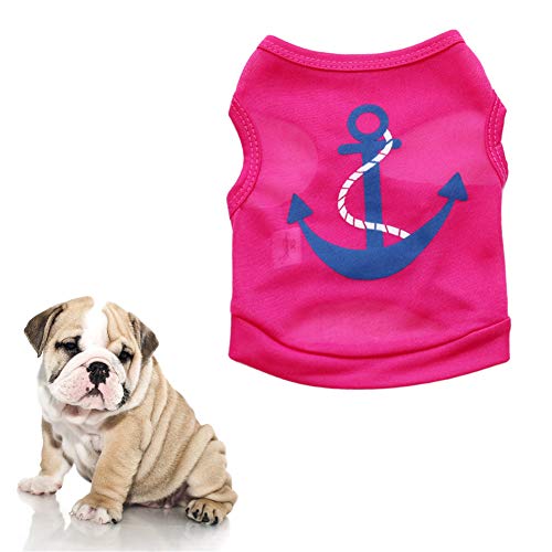 hongyupu hundekleidung Sommer Hunde Mantel Sommer Katze Kleidung Haustiere Hundemantel Welpenmantel Niedliche Kleidung Hundekleidung für kleine Hunde Rose red,xs von hongyupu