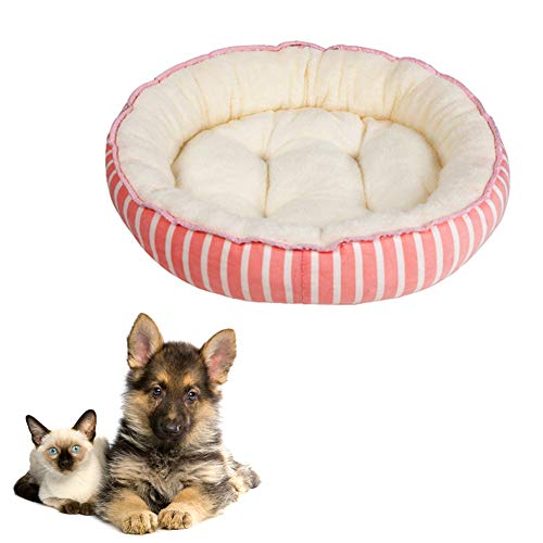 katzenbett hundebett Grosse Hunde Warmes Hundebett Günstige Hundebetten Haustiernest Flauschiges Hundebett Kätzchenbett Hundekomfortbett Hundekissen pink,m von hongyupu