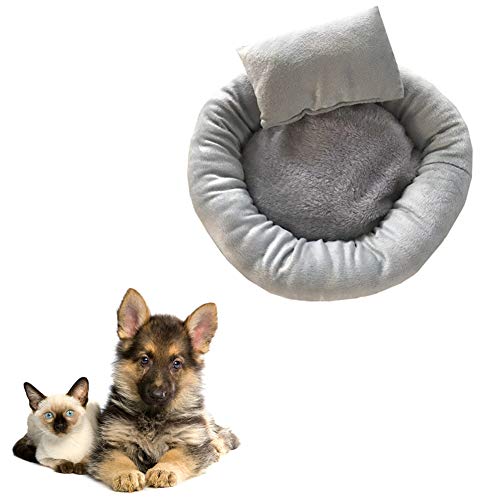 katzenbett hundebetten für mittlere Hunde Donut Hundebett Flauschiges Hundebett Luxus Hundebett Hundekomfortbett Donut Hundebett Haustiernest 45cm/17.71in von hongyupu