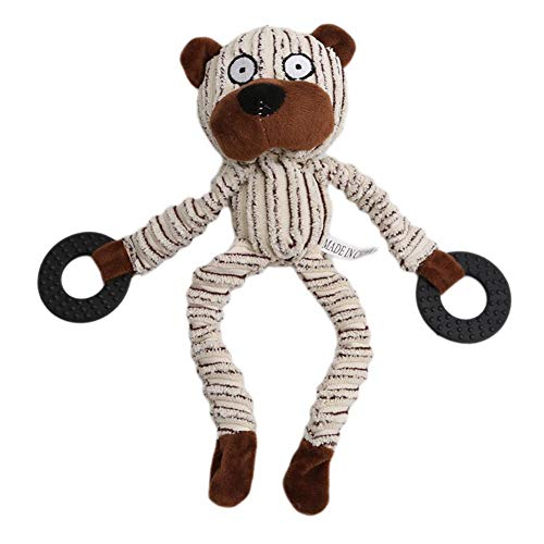 huahuajia Hunde Interaktives Spielzeug Hunde Quietschspielzeug Hund interaktives Spielzeug Hundekauenspielzeug Pet Play Toy Haustier interaktives Spielzeug Bear von huahuajia