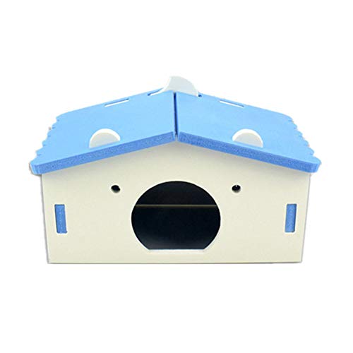 huahuajia kaninchenhaus Hamster zubehör Hamster zubehör Zwerg Hamster käfig Hamster Bett Hamster Spielzeug Blue von huahuajia