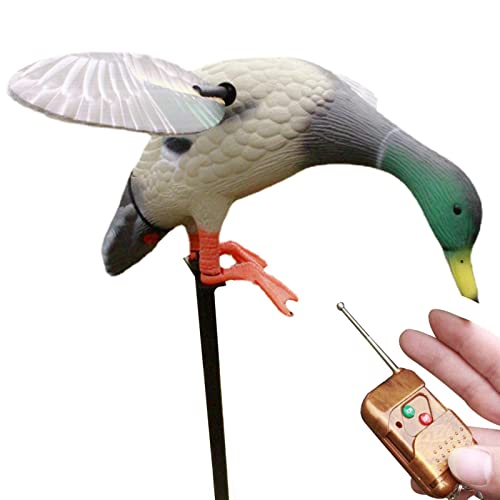 Bewegung Lockvögel | Mallard Flügel Flexible Entenkäfig,Fernbedienung Elektrische Ente Lockvogel Batterie Angetrieben Für Ente Jagd Schneller Decoy Huiba von huiba