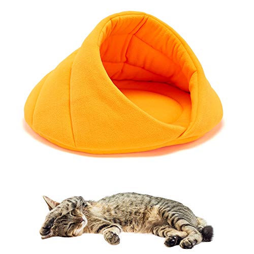 huihuijia Pet Cave Pet Bed Dog Comfort Bed Warm Dog Bed Pet Sleeping Bag Luxury Dog Bed Pet Beds For Dogs Pet Nest Puppy Bed Fluffy Dog Bed Portable Dog Bed yellow,xs von huihuijia