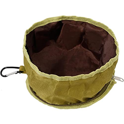 Wasserdichte Haustier Schüssel Futternäpfe Nylon Faltbare Schüssel Haustier Leckerli Trockenfutter Wassernapf Liefert Faltbare Wasserdichte Hundenapf Outdoor Pet Bowl von huwvqci