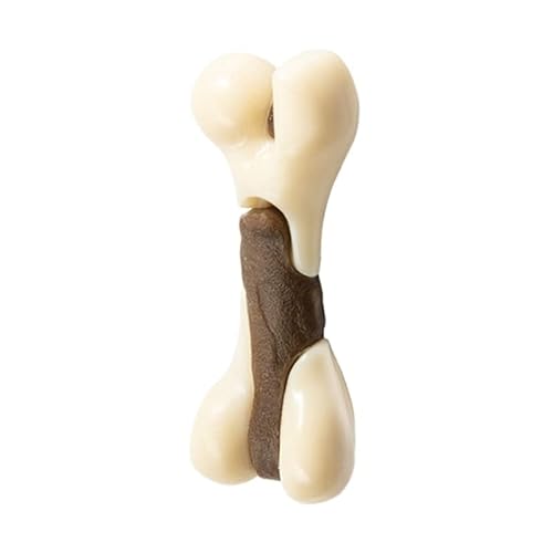 huwvqci Hund Beißring Hund Kauspielzeug Für Aggressive Kauer Unzerstörbares Hund Zahnen Spielzeug Hund Molar Dog Bone Toy Nylon Rindfleisch Geschmack von huwvqci