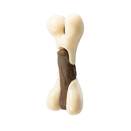 huwvqci Hund Beißring Hund Kauspielzeug Für Aggressive Kauer Unzerstörbares Hund Zahnen Spielzeug Hund Molar Dog Bone Toy Nylon Rindfleisch Geschmack von huwvqci