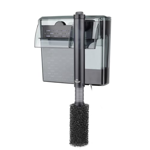 hygger Aquarium-Kochfeldfilter, 105 GPH für Aquarien, Netzfilter mit einstellbarem Wasserdurchfluss, ausziehbares Ansaugrohr, externer Rückfilter von hygger