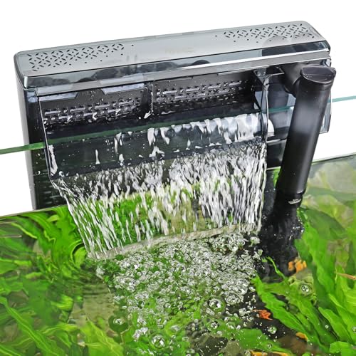 hygger Aquarium-Kochfeldfilter 315 GPH für Aquarien, Netzfilter mit verstellbarem Wasserdurchfluss, ausziehbares Ansaugrohr, externer Rückfilter von hygger