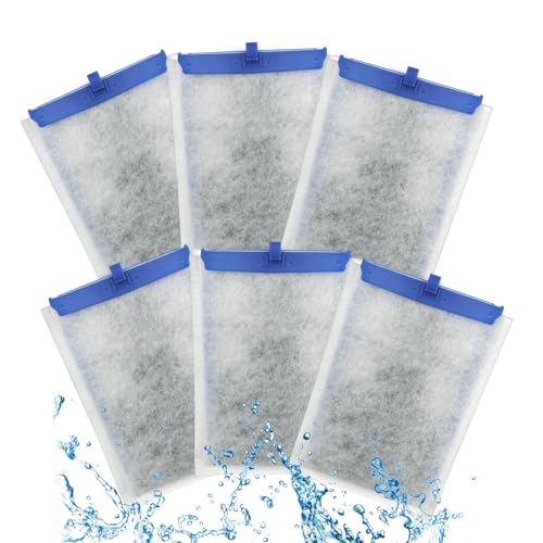 hygger HG137-10W Bio-Bag Filterkartuschen für Aquarium: 6 Pack Aquarium Ersatzfilterkartuschen von hygger