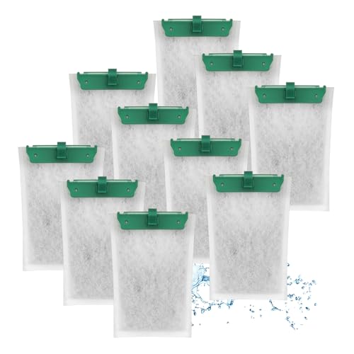 hygger HG137-5W Bio-Bag Filterkartuschen für Aquarium: 10 Pack Aquarium Ersatzfilterkartuschen von hygger