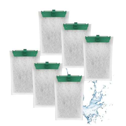 hygger HG137-5W Bio-Bag Filterkartuschen für Aquarium: 6 Pack Aquarium Ersatzfilterkartuschen von hygger