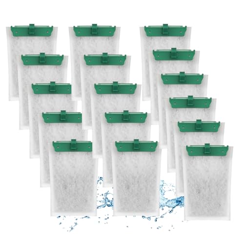 hygger HG137-5W Bio-Bag Filterkartuschen für Aquarium:16 Pack Aquarium Ersatzfilterkartuschen von hygger