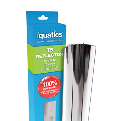 iQuatics T5 Aluminium-Reflektor, erhöhte Leistung um bis zu 100%, 24 W, Doppelpack von iQuatics