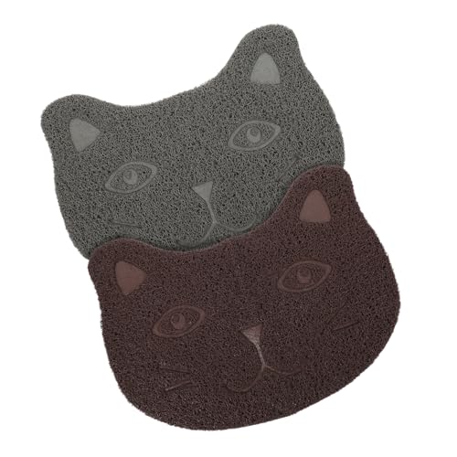 ibasenice 2 Stück Katzenstreu Matte Katzenstreu groß Unterlage Pads Wurf Katzenzubehör Haustiermatten für den Haushalt rutschfeste Haustiermatte Futtermatten für Katzen PVC ibasenice 2 Stück Katzenstreu Matte Katzenstreu groß Unterlage Pads Wurf Katzenzubehör Haustiermatten für den Haushalt rutschfeste Haustiermatte Futtermatten für Katzen PVC von ibasenice