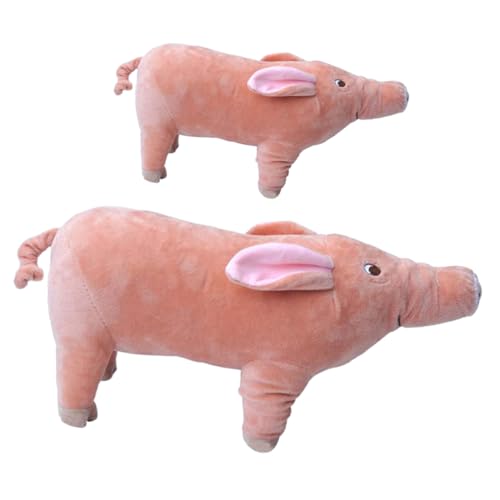 ibasenice 2Pcs Plüschtiere für Haustiere Piggy plüschkissen katzenspielzeug für Katzen hundespielzeuge Kindertagsgeschenk Plüschspielzeug für Haustiere Hochwertige PP-Baumwolle von ibasenice