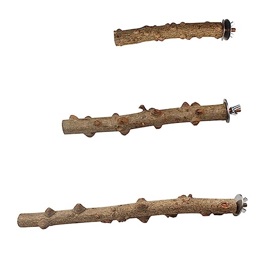 ibasenice 3 Stück Teiliges Vogelspielzeug aus Naturholz Papageienstange mit Rauer Oberfläche für Krallenpflege Kletter und Spielstand für Kleine Vögel Wie Kanarien und Wellensittiche ibasenice 3 Stück Teiliges Vogelspielzeug aus Naturholz Papageienstange mit Rauer Oberfläche für Krallenpflege Kletter und Spielstand für Kleine Vögel Wie Kanarien und Wellensittiche von ibasenice