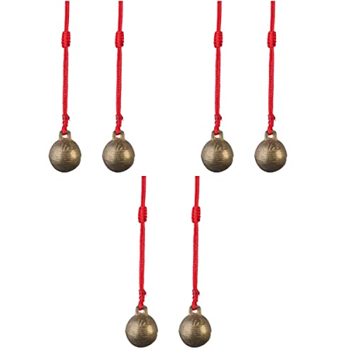 ibasenice 6 STK Weihnachtsbaum Hängende Glocke Dekorative Glocke Weihnachtsklingel Schlitten Aus Metall Halskette Mit Katzenglocke Glockenhalsband Für Welpen Christbaum Mini Uhr Aus Metall von ibasenice