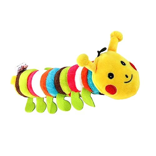 ibasenice Chucky Plüsch Pet-Sound-Inchworm-Spielzeug Kauspielzeug Plüsch Raupe Spielzeug Sound-Spielzeug Für Haustiere Hundespielzeug Beißspielzeug Für Welpen Hündchen Kopfkissen von ibasenice