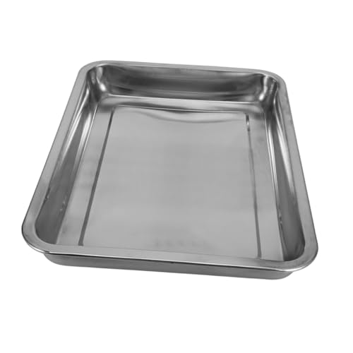 ibasenice Edelstahlbadewanne für Papageien und Tauben Langlebiges Vogelkäfig Zubehör zur Gründlichen und Pflege für Haustiere und Professionelle Tierpflege ibasenice Edelstahlbadewanne für Papageien und Tauben Langlebiges Vogelkäfig Zubehör zur Gründlichen und Pflege für Haustiere und Professionelle Tierpflege von ibasenice