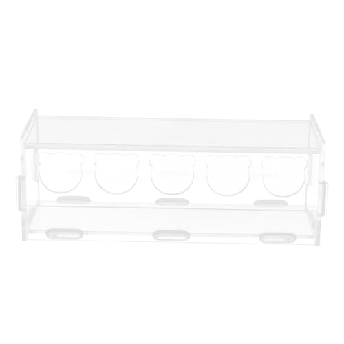 ibasenice Rutin Hühnerkörner Fütterungsbox aus Transparente Futter und Wasserschale für Hamster Kanarienvögel und Andere Kleintiere Hygienisch zu Reinigen und Bequem ibasenice Rutin Hühnerkörner Fütterungsbox aus Transparente Futter und Wasserschale für Hamster Kanarienvögel und Andere Kleintiere Hygienisch zu Reinigen und Bequem von ibasenice