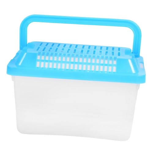 ibasenice Tragbarer Transparenter Kleintier Transportbehälter mit Belüftung Mittelgroßer Reptilien und Schildkröten Tank Multifunktionales Aquarium für Fische und Hamster Unterwegs ibasenice Tragbarer Transparenter Kleintier Transportbehälter mit Belüftung Mittelgroßer Reptilien und Schildkröten Tank Multifunktionales Aquarium für Fische und Hamster Unterwegs von ibasenice