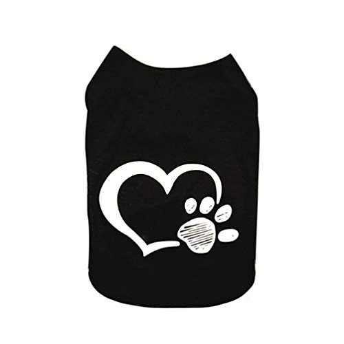 ibasenice Weste T- Shirts Atmungs Niedlich Hund Kleidung Fu? Muster Pet Kostü Beruhigende Mantel Angst Relief für Sommer Hund Katze Liefert Hunde Shirt Sommer XXL von ibasenice