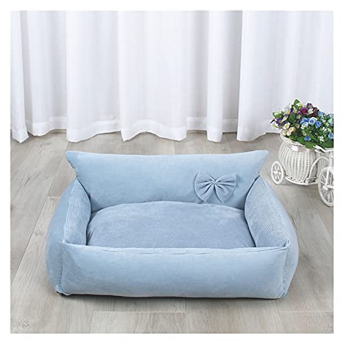 ifgswopq Hundebett, Hundebett, Katzenbett, Haustierbett, Haustierbett, geeignet für kleine, mittelgroße Hunde oder Katzen (Blaugrau) (Blaugrau) von ifgswopq