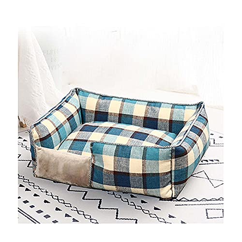 ifgswopq Hundebett Haustierbett Matte Haustier Hundebett Warmes Abnehmbares Weiches Haustierbett für Hunde Waschbar Sofa Matten Schlafbetten Katzen- und Hundebett (C Groß) (B X L) von ifgswopq