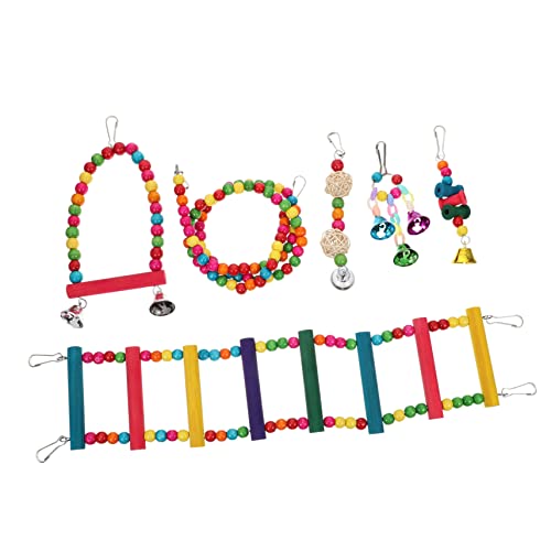 ifundom 1 Satz Papagei Spielzeugset Vogelspielzeug Leitern Papageienspielzeug Für Kleine Vögel Leiter Für Papageienkäfig Papageienhängespielzeug Papagei Kauspielzeug Barsch Hängend Hölzern ifundom 1 Satz Papagei Spielzeugset Vogelspielzeug Leitern Papageienspielzeug Für Kleine Vögel Leiter Für Papageienkäfig Papageienhängespielzeug Papagei Kauspielzeug Barsch Hängend Hölzern von ifundom