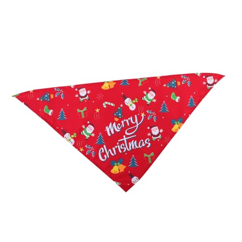 ifundom 1pc Weihnachten Hund Bandana Rot Haustier Dreieck Bandana Hund Schal für Katzen Schweine von ifundom