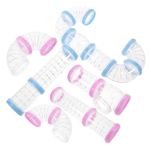 ifundom 2 Sätze DIY Hamster Tunnelrohr Verbindungselemente Erweiterbare Röhren für Hamsterkäfige Geeignet für Zwerghamster Rennmäuse und Kleintiere ifundom 2 Sätze DIY Hamster Tunnelrohr Verbindungselemente Erweiterbare Röhren für Hamsterkäfige Geeignet für Zwerghamster Rennmäuse und Kleintiere von ifundom