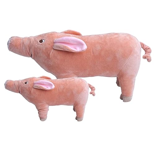 ifundom 2 Stück Plüschtiere für Haustiere Piggy plüschkissen Kuscheltier cat Toy Dog Plush Pillow Kindertagsgeschenk Plüschspielzeug für Hunde Hochwertige -Baumwolle von ifundom