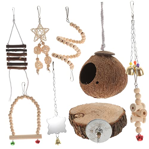 ifundom 9 Stück Holzseil Vogelspielzeug groß Papagei Haustier klein Kauspielzeug für Vögel für Sittiche Vogelkauspielzeug Nymphensittich Vogel Babyspielzeug hölzern ifundom 9 Stück Holzseil Vogelspielzeug groß Papagei Haustier klein Kauspielzeug für Vögel für Sittiche Vogelkauspielzeug Nymphensittich Vogel Babyspielzeug hölzern von ifundom