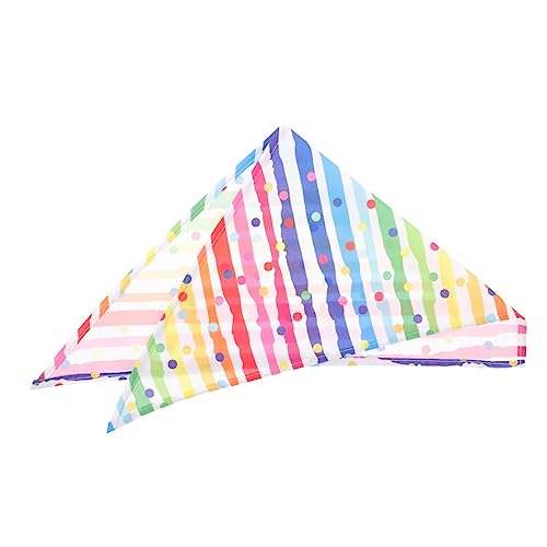 ifundom Dreieckstuch Für Haustiere Partykostüm Für Hunde Verstellbare LGBT-Bandanas Hunde-Bandana-Set Halstuch Für Hunde Haustier-Bandana Stolze Partybedarf Katzen Und Hunde Polyester von ifundom