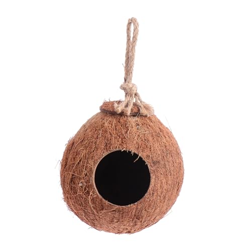 ifundom Kokosnussschalen Vogelhaus für Sittiche und Papageien Hängendes und Natürliches Material Dekorativ für Garten und Zuhause für Vogelzucht und Pflege ifundom Kokosnussschalen Vogelhaus für Sittiche und Papageien Hängendes und Natürliches Material Dekorativ für Garten und Zuhause für Vogelzucht und Pflege von ifundom