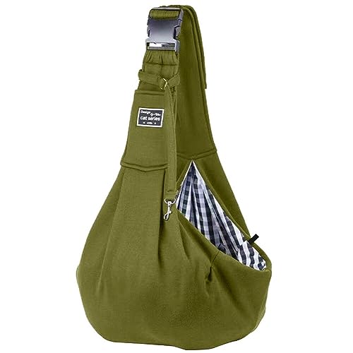 Hundetragetasche Haustiertragetasche Hunde One Umhängetasche mit verstellbarem Schultergurt Haustier Crossbody Bag Sling Bag mit verstellbarem Schultergurt Hundetrage Tragetücher Haustier Cross-Body von ikasus