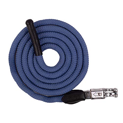 indira Führ-Strick pro PP-Strick-Leder Panikhaken (2,5 m, Blau 01) von indira