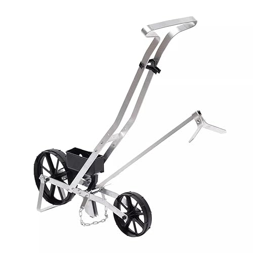 Manuelle Seeder Pflanzmaschine Aluminium 63.5cm*48cm*40cm Hand Push Garten Roller Seeder Garten Gemüse Samen Aussaat Seeding Planting Maschine Manuelle Gemüse Pflanzmaschine Aluminium Werkzeug von innytund