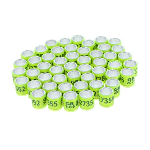 iplusmile 10 Stück Taubenfußringe Taubenbeinringe Taubenbänder Taubenmarken Für Füße Vogelbeinbänder Ring Taubenbeinringe Geflügelringe Vogelbeinring Aluminium Kunststoff Hellgrün iplusmile 10 Stück Taubenfußringe Taubenbeinringe Taubenbänder Taubenmarken Für Füße Vogelbeinbänder Ring Taubenbeinringe Geflügelringe Vogelbeinring Aluminium Kunststoff Hellgrün von iplusmile