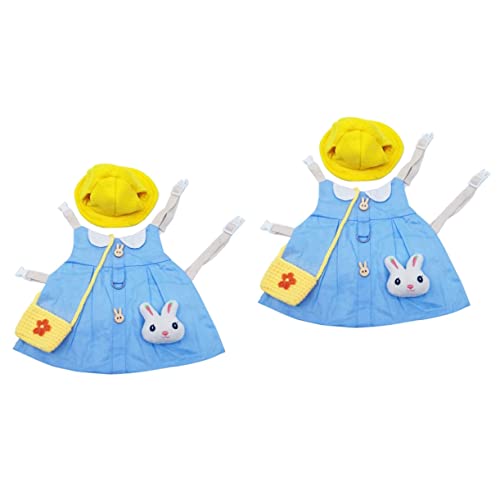 iplusmile Schmuckzubehör 2 Sets Kleintierzubehör Kleid Tiere Kostümzubehör Igel Schweine Anzug Zufällige Hamster Hase Frettchen Größe Tasche Und Für Kätzchen Kaninchen Kleidung von iplusmile