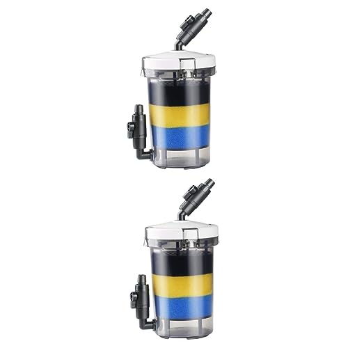 iplusmile 2 STK Teichfilterpumpe Aquarienwasserpumpe Tauchfilter Für Aquarien Radleistungsfilter Wasserpumpe Tauchbar Aquarienfilter Wasserfilter Für Aquarium Sieb Tauchen Filtereimer von iplusmile