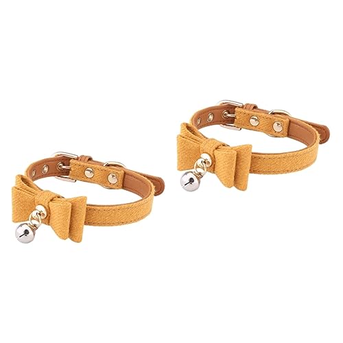 iplusmile 2st Hallowee Hundefliege Katzenhalsband Aus Filz Fliege Hundehalsband Gürtelschnalle Hund Bowknot-hundehalsband Halsband Für Haustiere Hundehalsbänder Mit Glocke Krawatte Abnehmbar von iplusmile