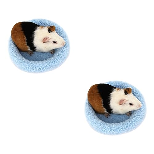 iplusmile Pet Mat 2st Kaninchenbettmatten Warme Matten Für Kleine Haustiere Schlafunterlage Für Kleintiere Hamster Winter Warm Hamster Winterdecke Haustierdecke Schlafkissen Meerschweinchen von iplusmile