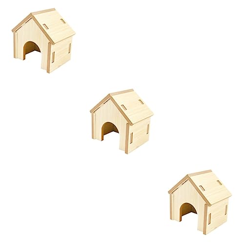 iplusmile Holzspielzeug 3st Hamsternest Hängematte Für Winterratten Schlafkäfig Warm Rennmäuse Burg Hamsterleiter Hamster-hängematte Aus Holz Hamsterversteck Hasenkäfige Chinchilla Geschirr von iplusmile