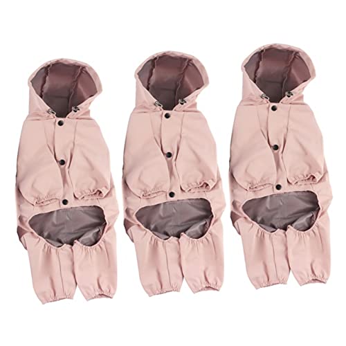 iplusmile 3st Regenmantel Für Haustiere Regenponcho Mit Kapuze Für Hunde Hund Regen Hoodie Umhänge äntel Regenbekleidung Für Hunde Welpe Hundeponcho Jackenstoff Golden Retriever Großer Hund von iplusmile