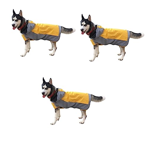 iplusmile Hunderegenmantel 3st Wimperntusche Regenmantel Für Haustiere Hund Regenmantel Regenjacke Für Haustiere Hunde-Regen-Hoodie Jacken Mittel Und Groß Regenmäntel Für Hunde von iplusmile